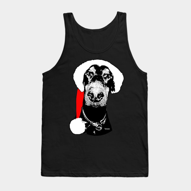 Doberman Claus Tank Top by Tedwear